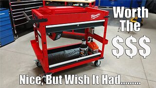 Is The Milwaukee Tool 40" 2-Drawer Steel Work Cart Worth $488 Dollars? Model 48-22-8590