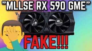 Fake RX 590 GME 8GB from MLLSE! RX 580 2048SP with fake vBIOS!