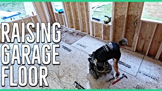 Converting a Garage into Living Space ||Raising the Floor||