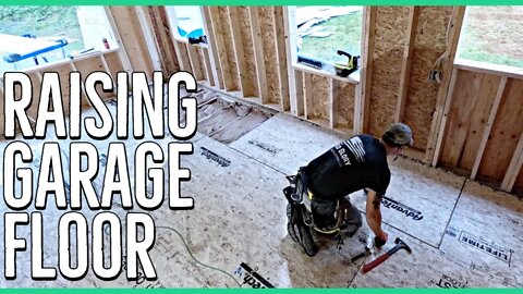 Converting a Garage into Living Space ||Raising the Floor||
