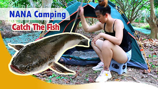 Catch Snakehead Fish When NANA Camped | NANA Camping