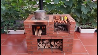 Make a smokeless wood stove with your own hands