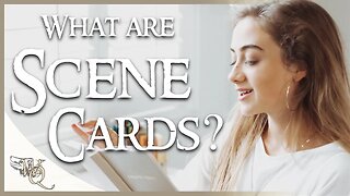 What are Scene cards and how do you use them in your writing?