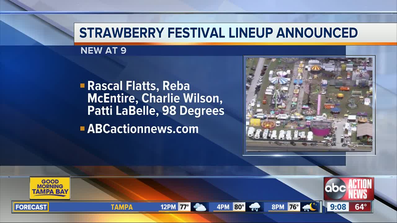 Florida Strawberry Festival 2020 lineup announced