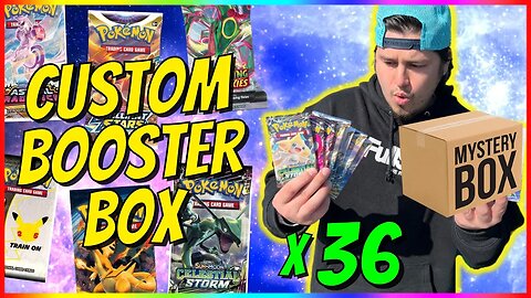 Opening A 36 Pack CUSTOM POKEMON BOOSTER BOX!!
