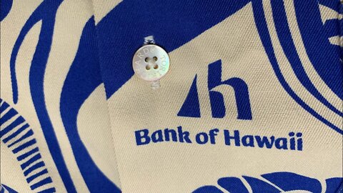 My new Bank of Hawaii Aloha Shirt!