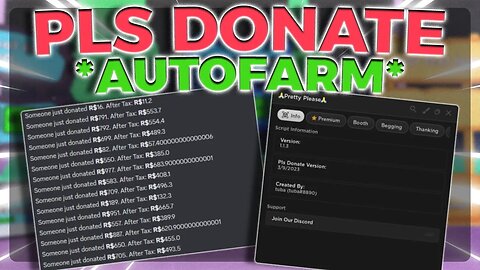 Pls Donate Autofarm Script [FREE] [OP]