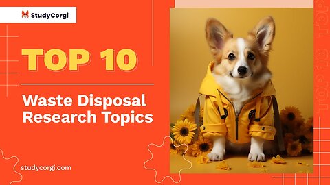 TOP-10 Waste Disposal Research Topics