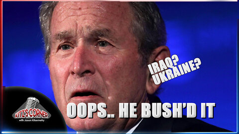 George Bush slips up and exposes his own war crimes