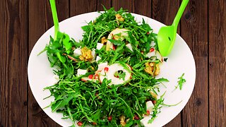 Very healthy and quick salad! It's so delicious that I make it twice a week!