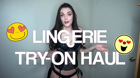 ALLY HARDESTY'S SEXY LINGERIE TRY-ON HAUL FAVORITES (18+ ONLY)