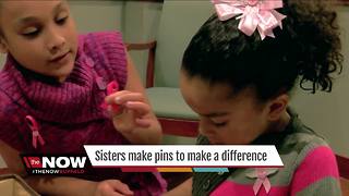 Sisters are making pins to make a difference
