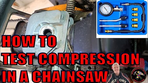 Chainsaw compression. How to check for compression of a piston #compression #chainsaw #pistons