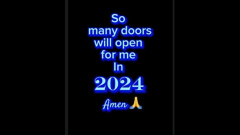 Open Doors in 2024!