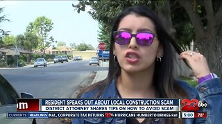 Resident speaks out about local construction scam