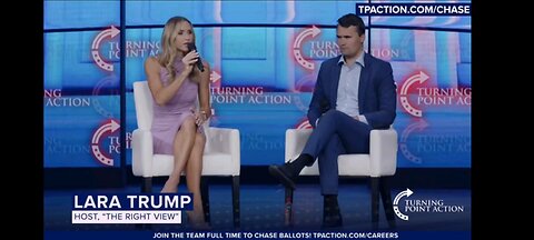 Lara Trump and Charlie Kirk People's Convention