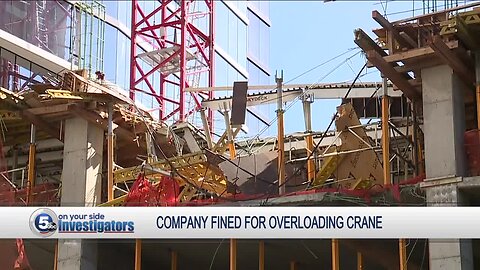 Company violated OSHA when overloaded crane caused beams to fall on Cleveland garage, investigators say