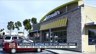 McDonald's getting rid of Hi-C Orange drink