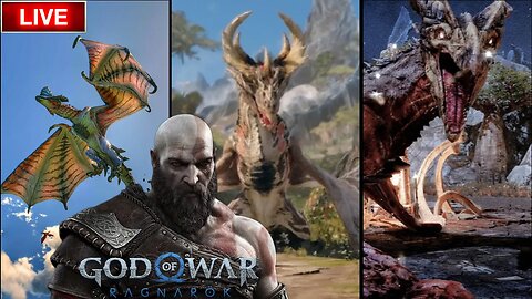God of War Ragnarok Dragons | God of War Ragnarok Crater Dragons Boss Fights