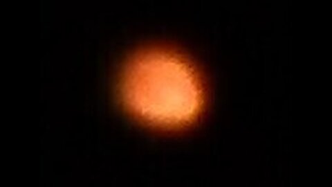 Orange plasma Sphere Ufo West auckland