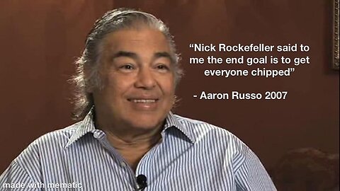 Aaron Russo 2007 - “NICK ROCKEFELLER SAID TO ME THE END GOAL IS TO GET EVERYONE CHIPPED” …..HAND RIFD MARK OF THE BEAST IMPLEMENTATION.🕎 Luke 20:25 “And he said unto them, Render therefore unto Caesar the things which be Caesar's”