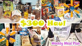 Food Lion Haul | Walmart Haul | Aldi Haul | Family of 5 | Meal plan | On Budget | February 2024