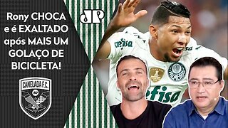 "O RONY MERECE! Ele fez o 2º GOL DE BICICLETA e..." Atacante do Palmeiras CHOCA contra o Fluminense!
