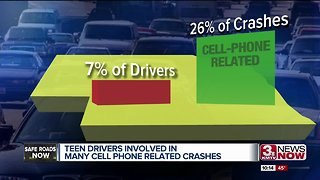 Teens involved in many cell phone related crashes