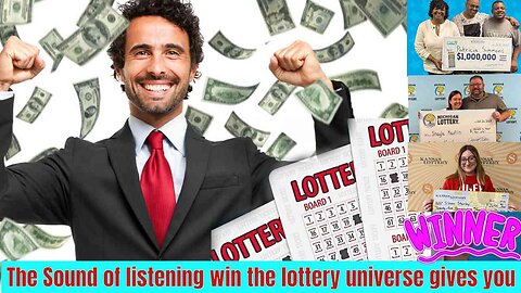 The Sound of Wealth Success: Lottery Luck Frequencies