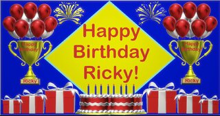 Happy Birthday 3D - Happy Birthday Ricky - Happy Birthday To You - Happy Birthday Song