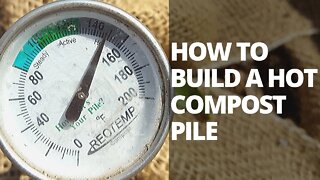 How to Make a Hot Compost Pile Successfully 1 of 2
