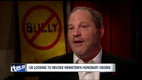 UB looking to revoke Harvey Weinstein's honorary degree