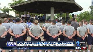 Law enforcement torch run to support Special Olympics comes to Baltimore