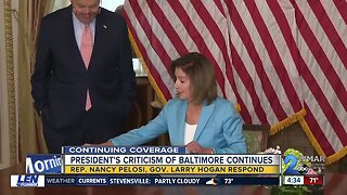 Pelosi defends hometown Baltimore, calls Kushner 'slumlord'