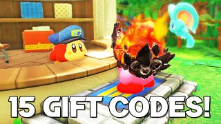 How To Redeem 15 Different Gift Codes in Kirby And The Forgotten Land