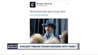 Chicago Tribune pokes at Aaron Rodgers, calling him 'Wisconsin man'