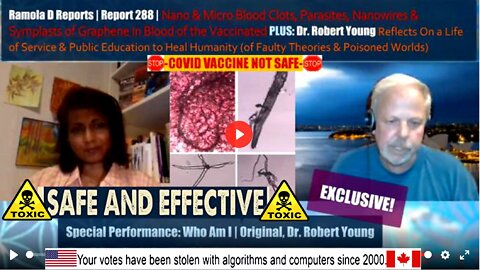 Report 288 | Clots, Nanowires, Parasites, Symplasts of Graphene in Vaccinated Blood:Dr. Robert Young