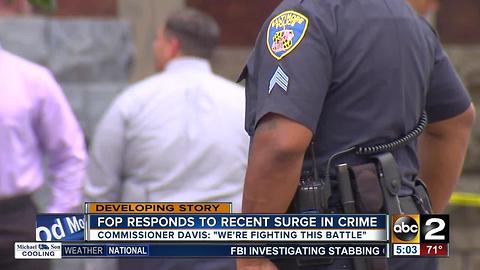 FOP responds to recent surge in crime