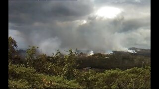 Latest, Live Footage, Several Cameras, Kilauea Volcano, New Fissures Spewing Lava, Geothermal Plant