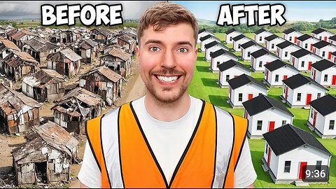 MrBeast Built 100 Houses And Gave Them Away ! #mrbeast #rumble #viral