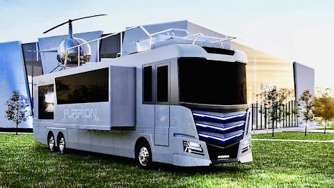 Super Luxury RV Is Way Nicer Than Your Home ...Comes With Helicopter On Roof