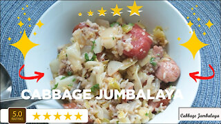Cabbage Jambalaya - A Delicious Quick Easy Recipe