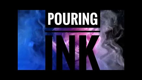 Pouring Ink Water 1 Hr ASMR