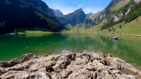 This place is very relaxing Seealpsee, one of the best places in Switzerland % 15
