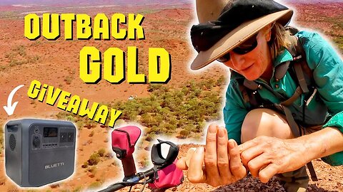 Gold Prospecting Trip into remote Outback Australia (BLUETTI AC180 GIVEAWAY)