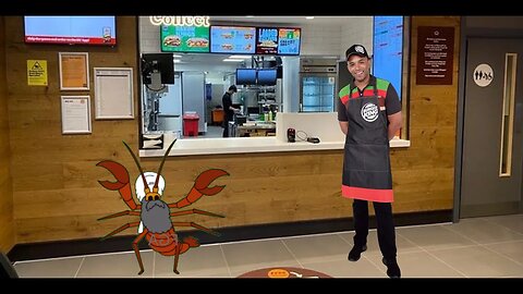 The Iraq Lobster goes to Burger King