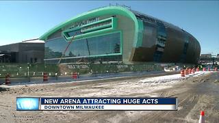 New Bucks Arena attracting huge acts