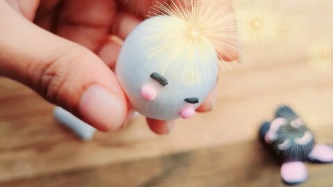 How to make polymer clay teddys😍😍#clay #diy #satisfying #fun #polymerclay #clayart