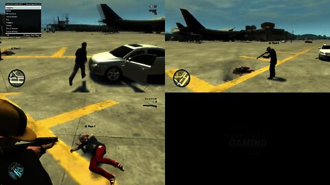 GTA IV Split Screen - Free Roam with Helicopters [Gameplay]