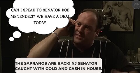 THE SAPRANOS STILL EXIST...NJ SENATOR CAUGHT WITH GOLD IN HOUSE..